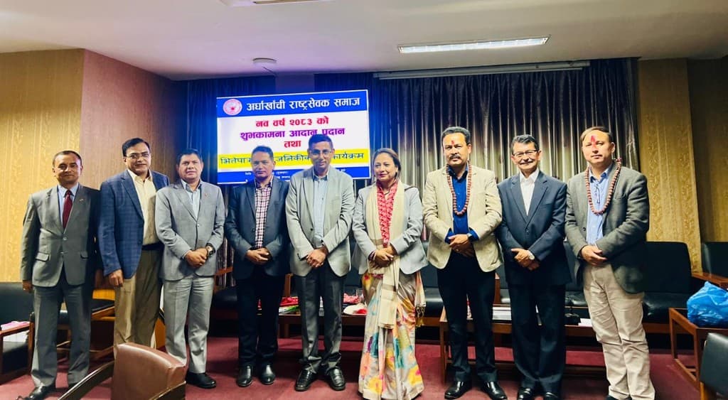 अर्घाखाँची राष्ट्रसेवक समाजद्वारा नववर्ष २०८३ को शुभकामना आदानप्रदान, भित्तेपात्रो सार्वजनिक एवं सम्मान कार्यक्रम सम्पन्न — 4